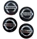💞💞1SET Black Wheel Center Cap 54mm for Nissan Altima Maxima Murano Versa Leaf