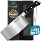 Cutluxe Cleaver Knife - 7" Meat Cleaver, Butcher Knife for Meat Cutting &ndash; German