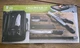 Cangshan Elbert Series German Steel Forged 6-Piece BBQ Knife Set - BLACK