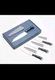 Zakarian by Dash 4-Piece Full Tang Cutlery Set Knife Set Black K52140