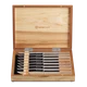 Wusthof 8-Piece Stainless Steel Steak Knife Set | Olivewood