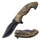 Tac-Force Spring Assisted Knife - TF-1043CA IN IMITATION SNAKE SKIN GRAPHICS
