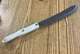 Cutco 1722 JH Stainless Steel Pearl White Handle Kitchen Butcher Knife 8&rdquo; Blade