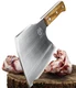Big Bones Cleaver Knife - Heavy Duty Butcher Knife - Axe Chopper for Kitchen ...