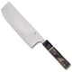 Spyderco Itamae Nakiri Premium Kitchen Knife, 7.28" SUS410 Super Blue, K17GPBNBK