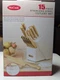 McCook 15 Piece Knife Set Golden Titanium Stainless Steel Kitchen Block Set