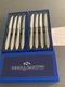 Reed & Barton  Golden Jubilee Korea Stainless Serrated  8 Steak Knives NEW