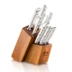 Cangshan 12-Piece German Steel Forged Knife Block Set (White)