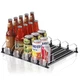 JUNMEI Drink Organizer for Fridge - Adjustable Soda Can Dispenser 12oz 16oz 20oz