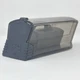 Kuhn Rikon Peek A Boo Compact  Knife Sharpener Gray Plastic Made in Switzerland