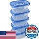 Glad Food Storage Containers - Soup and Salad Container - 24 Ounce - 5 Container