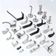 Stainless Steel Coat Hooks Bathroom Hangers Kitchen Hooks Screw Various Styles