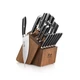 Cangshan L Series 17-Piece German Steel Forged Knife Set, 1026795 (Black)