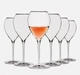 ONEIDA KAREN MACNEIL FLAVOR FIRST WINE GLASS CRISP FRESH 6 PCS 18 OZ 9.36" NEW