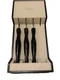 Cutco 1759 ORG/BRN Swirls Stainless Steel Knife set with Case / Tray Display 