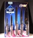 Oster Stainless Steel 5 Piece Knife Cutlery Set New