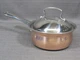 Belgique 1 Quart Sauce Pan Vented Lid Tools of the Trade Copper-Clad Stainless