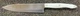 Cutco 1725 KK French Chefs Knife 9 1/4" Pearl White Handle USA MADE (GAL159541)