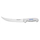 Dexter Russell 24763 8" SofGrip&reg; Curved Breaking Knife w/ White Santoprene&reg; Hand