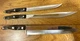 Cutco Knife Set Lot 3pc Classic Brown Swirl Handles USA 1729 1725 1723.