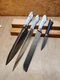 4 BergHOFF Knives X30CR14 Kochmesser-Fleischmesser-Brotmesser, Spickmesser *READ