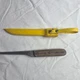 Vtg Dexter #1376 Boning Knife W/SHEATH 6&rdquo; Carbon Steel Blade Wood Handle Rustic