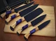 Personalized Hand Forged Damascus Chef Set Kitchen Knives 5-Set CHRISTMAS GIFT