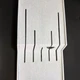 Cutco #1742 Knife Wall Mount White Rack Holder holds 5 Knives FREE SHIPPING
