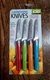 JOIE Flexible Garnishing Knives - 4pk - Stainless Steel - Brand New!!!!!