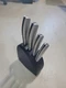 Kobe Hampton Forge 5 PIECE CUTLERY SET  4 Fine Chef Knives with Knife Block