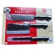 GENUINE Sabatier 3 Piece Stainless Steel Knife Set For Meat- NEW