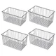 Nprohuge 4 Pack Freezer Organizer Bins Stand Up Freezer Organizers 16 Cu.Ft Wire
