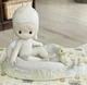 Precious Moments 1988 "August" Figurine #11078 Girl In Pool/Ducks w/Original Box