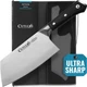 Cutluxe Meat Cleaver Knife - 7" Heavy Cleaver Butcher Knife, Razor Sharp German