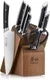 Cangshan HELENA Series German Steel Forged Knife Block Set (8-Piece, Black)
