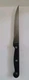 Chicago Cutlery Steak Knife 4.5" Blade 5H12D Black Handle 3 Rivets