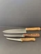 CHICAGO CUTLERY KNIVES 61S,  103S ,42S LOT Of 3  Walnut Handles USA