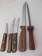 vtg lot 5 CHICAGO CUTLERY Knives 100S 103S 103S 66S sharpener rod honing