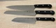 Three ZWILLING J.A. HENCKELS RAZOR SHARP Knives 17541, 17546, 17548