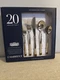 Cambridge Silversmiths Lorenn Mirror 20-Piece Flatware Set, Silver 🔵