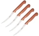 4 PACK Consorzio Coltellinai Maniago Kitchen Knife 4.5" Stainless Blade Wood