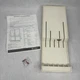 Cutco 5 Slot Knife Fork Wall Mount Holder or Drawer Organizer Cream #1742