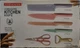 Evryealth - Corrugated Kitchen knife set - Knife set 6 pcs - ER-0278