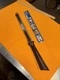Quikut Stainless Knife USA Made Patent 2973578 15.5in Bread Vintage 1970's Retro