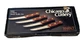 Vtg Chicago Cutlery 103S 4&rdquo; Steak Knife Walnut Traditions Set 4 B144 USA NIB