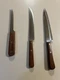 Lot of 3 Case XX Carving Knifes M 284-9" CAP 283-8*CASE XX STAINLESS