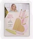 @Paris Hilton 10-pc Stainless Steel Knife Collection Heart Block Set Pink Gold🆕