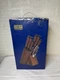 HOSHANHO 8PCS Kitchen Knives Set Block Ultra Sharp Chefs Knife Set with Scissors