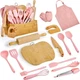Pulcher Kids Cooking & Baking Sets Real Little Chef Utensils Kitchen... 
