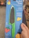 KAI My First Knife 5.25" & Sheath Orange Secure Grip Kid Safe Kitchen AB5080